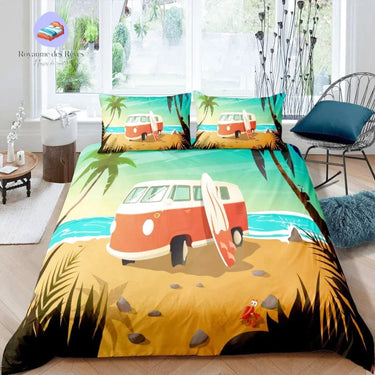 Housse de Couette Surf Plage